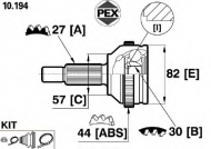 Шарнир PEX 10.194