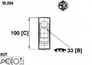 Шарнир PEX 10.204