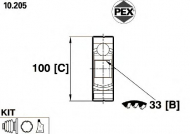 Шарнир PEX 10.205