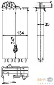 Теплообменник HELLA 8FH 351 315-561
