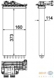 Теплообменник HELLA 8FH 351 315-581