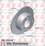 Тормозной диск ZIMMERMANN 100.1212.00