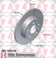 Тормозной диск ZIMMERMANN 400.1423.00