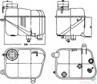 Резервуар HELLA 8MA 376 755-161