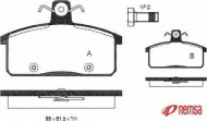 Комплект тормозных колодок METZGER 0128.40
