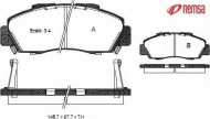 Комплект тормозных колодок METZGER 0351.02