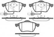 Комплект тормозных колодок METZGER 0390.22