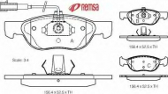 Комплект тормозных колодок METZGER 0587.11