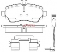 Комплект тормозных колодок METZGER 0650.22