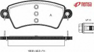 Комплект тормозных колодок METZGER 0726.00