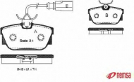 Комплект тормозных колодок METZGER 0767.01