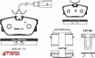 Комплект тормозных колодок METZGER 0767.12