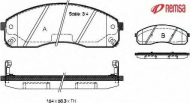 Комплект тормозных колодок METZGER 0821.02