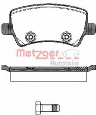 Комплект тормозных колодок METZGER 1236.00