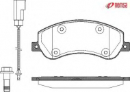 Комплект тормозных колодок METZGER 1250.02