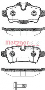 Комплект тормозных колодок METZGER 1344.00