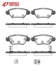 Комплект тормозных колодок METZGER 0685.22