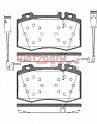 Комплект тормозных колодок METZGER 0769.02