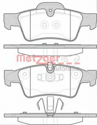 Комплект тормозных колодок METZGER 0991.10