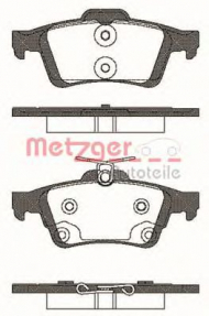 Комплект тормозных колодок METZGER 0842.70