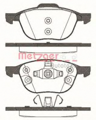 Комплект тормозных колодок METZGER 1082.30