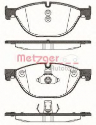 Комплект тормозных колодок METZGER 1414.00