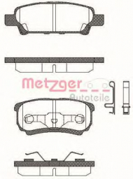 Комплект тормозных колодок METZGER 1051.02