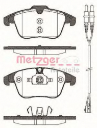 Комплект тормозных колодок METZGER 1249.01