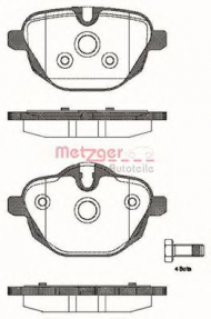 Комплект тормозных колодок METZGER 1421.00