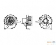 вентилятор BEHR HELLA SERVICE 8EW 009 157-141