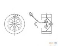 вентилятор BEHR HELLA SERVICE 8EW 009 158-331