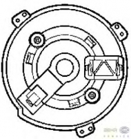 вентилятор BEHR HELLA SERVICE 8EW 009 159-531