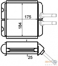 Теплообменник BEHR HELLA SERVICE 8FH 351 024-221