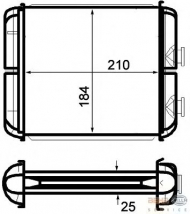 Теплообменник BEHR HELLA SERVICE 8FH 351 024-271