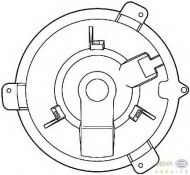 вентилятор BEHR HELLA SERVICE 8EW 351 039-301