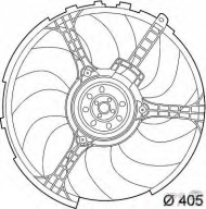 Вентилятор BEHR HELLA SERVICE 8EW 351 039-551