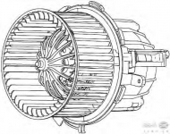 вентилятор BEHR HELLA SERVICE 8EW 351 040-261