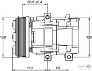 Компрессор BEHR HELLA SERVICE 8FK 351 113-241