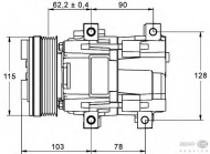 Компрессор BEHR HELLA SERVICE 8FK 351 113-301