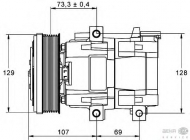Компрессор BEHR HELLA SERVICE 8FK 351 113-381