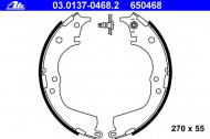 Комлект тормозных накладок ATE 03.0137-0468.2