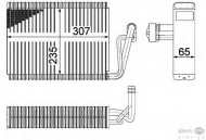 Испаритель BEHR HELLA SERVICE 8FV 351 211-261