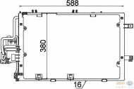 Конденсатор BEHR HELLA SERVICE 8FC 351 300-604