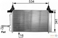 Конденсатор BEHR HELLA SERVICE 8FC 351 301-211