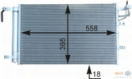 Конденсатор BEHR HELLA SERVICE 8FC 351 303-091