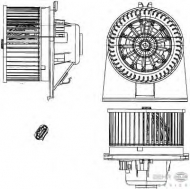 вентилятор BEHR HELLA SERVICE 8EW 351 303-361