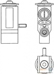 Клапан BEHR HELLA SERVICE 8UW 351 303-381