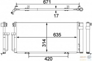 Конденсатор BEHR HELLA SERVICE 8FC 351 303-791
