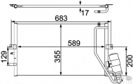 Конденсатор BEHR HELLA SERVICE 8FC 351 304-131