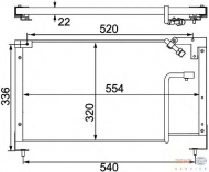 Конденсатор BEHR HELLA SERVICE 8FC 351 304-171